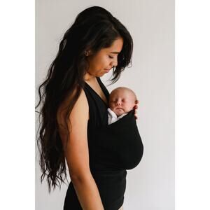 Sz Medium Lalabu Soothe Shirt | Black Tank Top Babywearing Breastfeeding